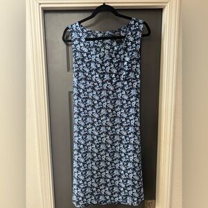 Floral Blue and White dress